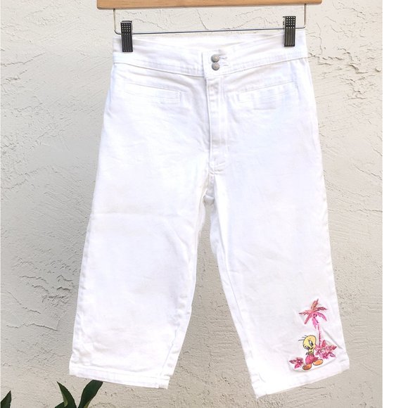 Jean Shorts with Hula Tweety Bird (Girl 12) - Picture 2 of 6